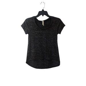 J. O & CO Grey Heathered Hi Low Tunic Top Women's Small